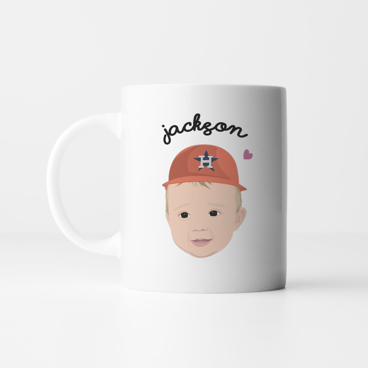 Custom Mug with Kids Face - Luxtopaz