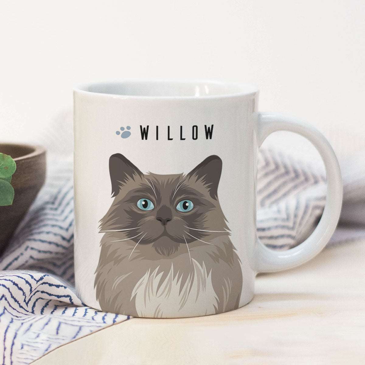 Custom Cat Mug - Luxtopaz