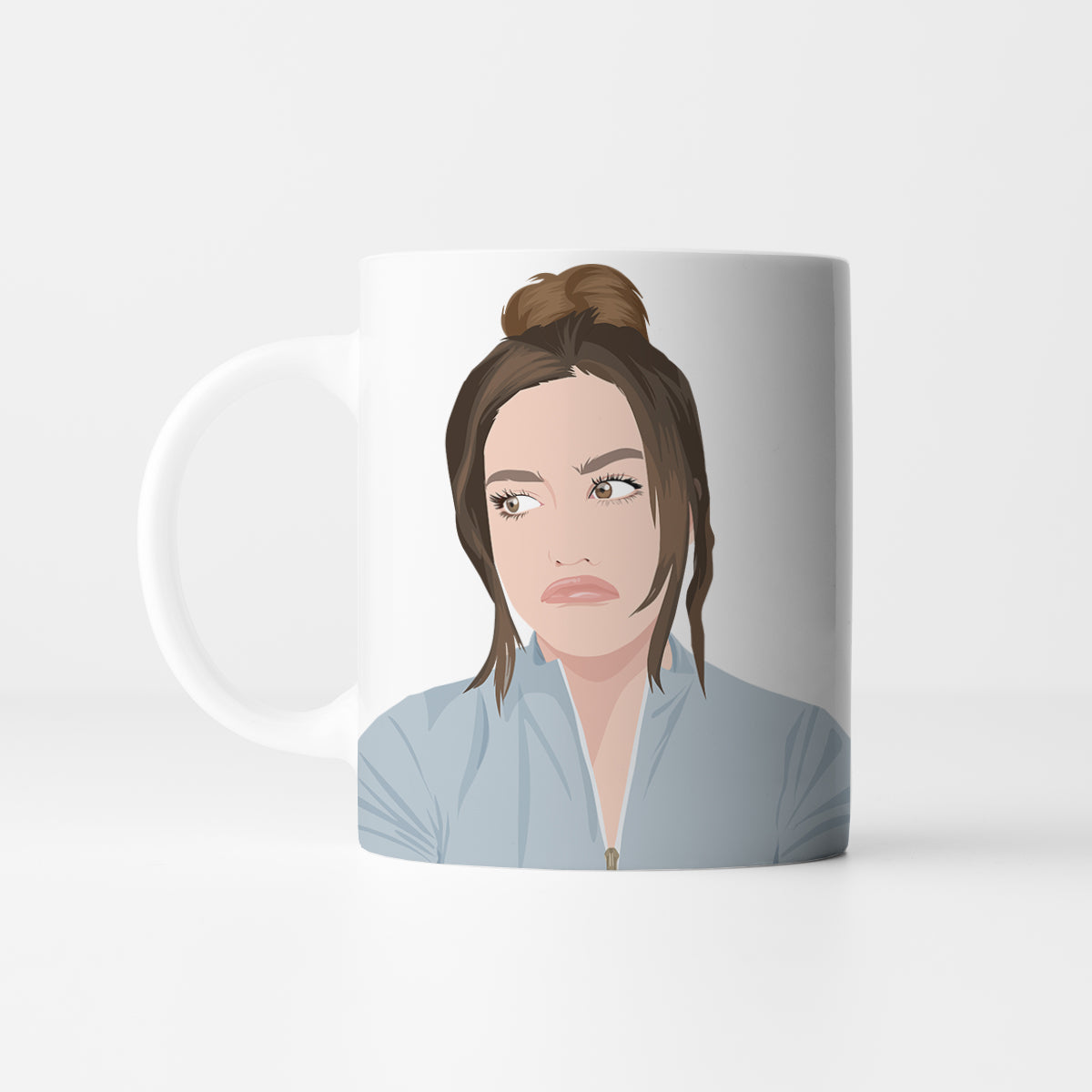 Custom Face Mug - Photo Drawing - Luxtopaz