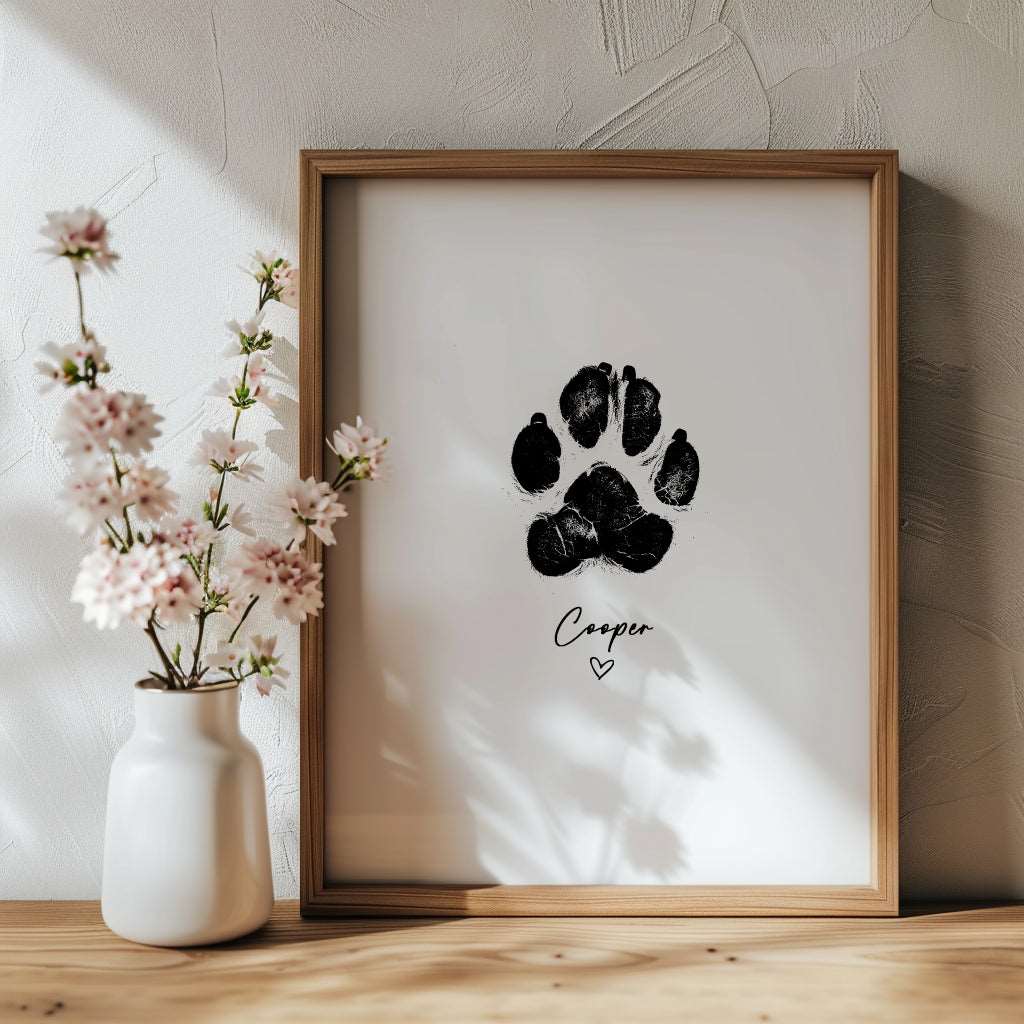 Paw Print Portrait - Luxtopaz