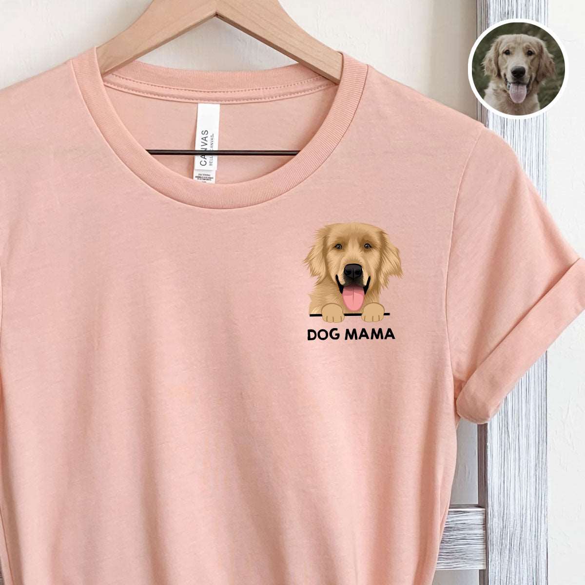 Dog Mama Personalized T-shirt - Luxtopaz