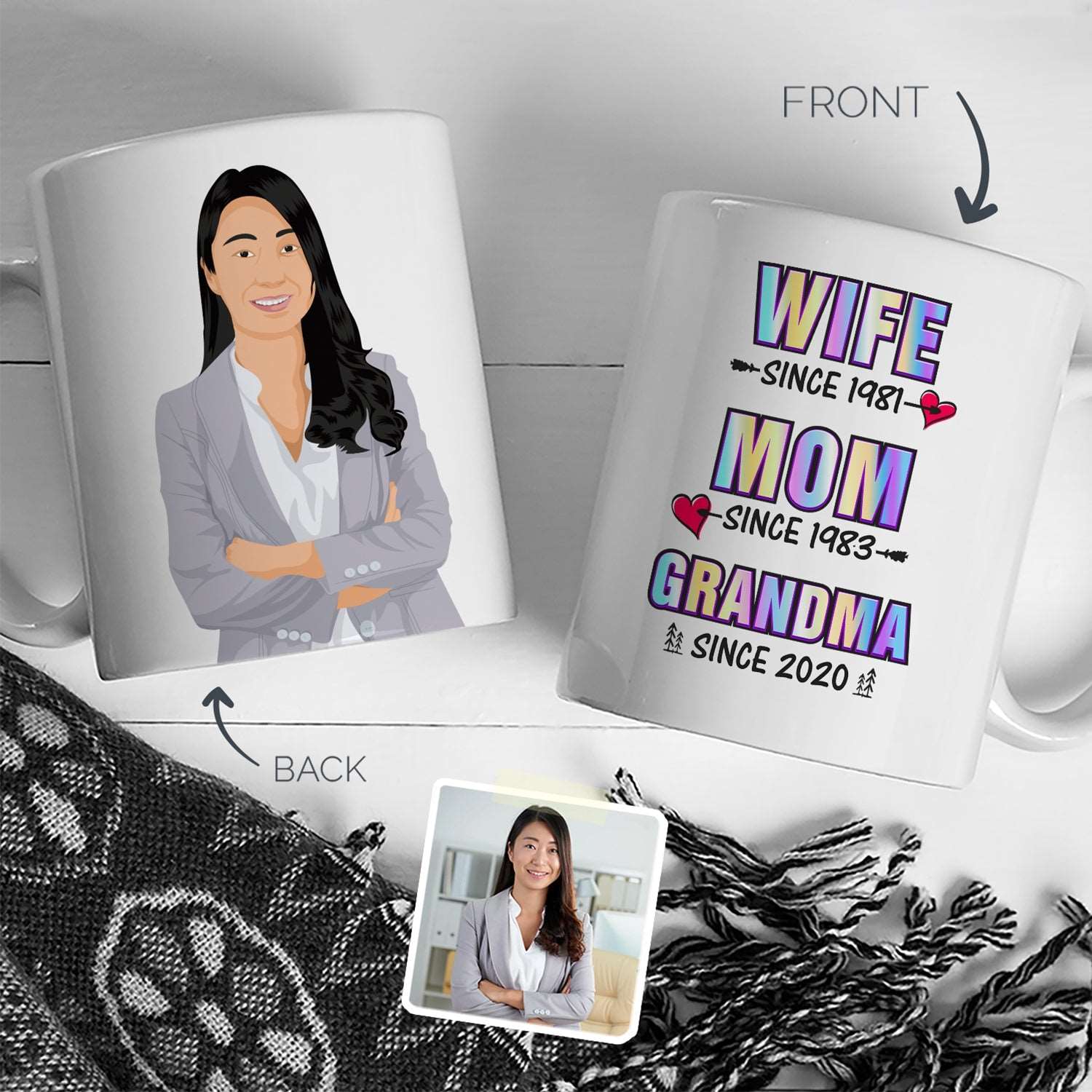 Personalized Mom Mug - Luxtopaz