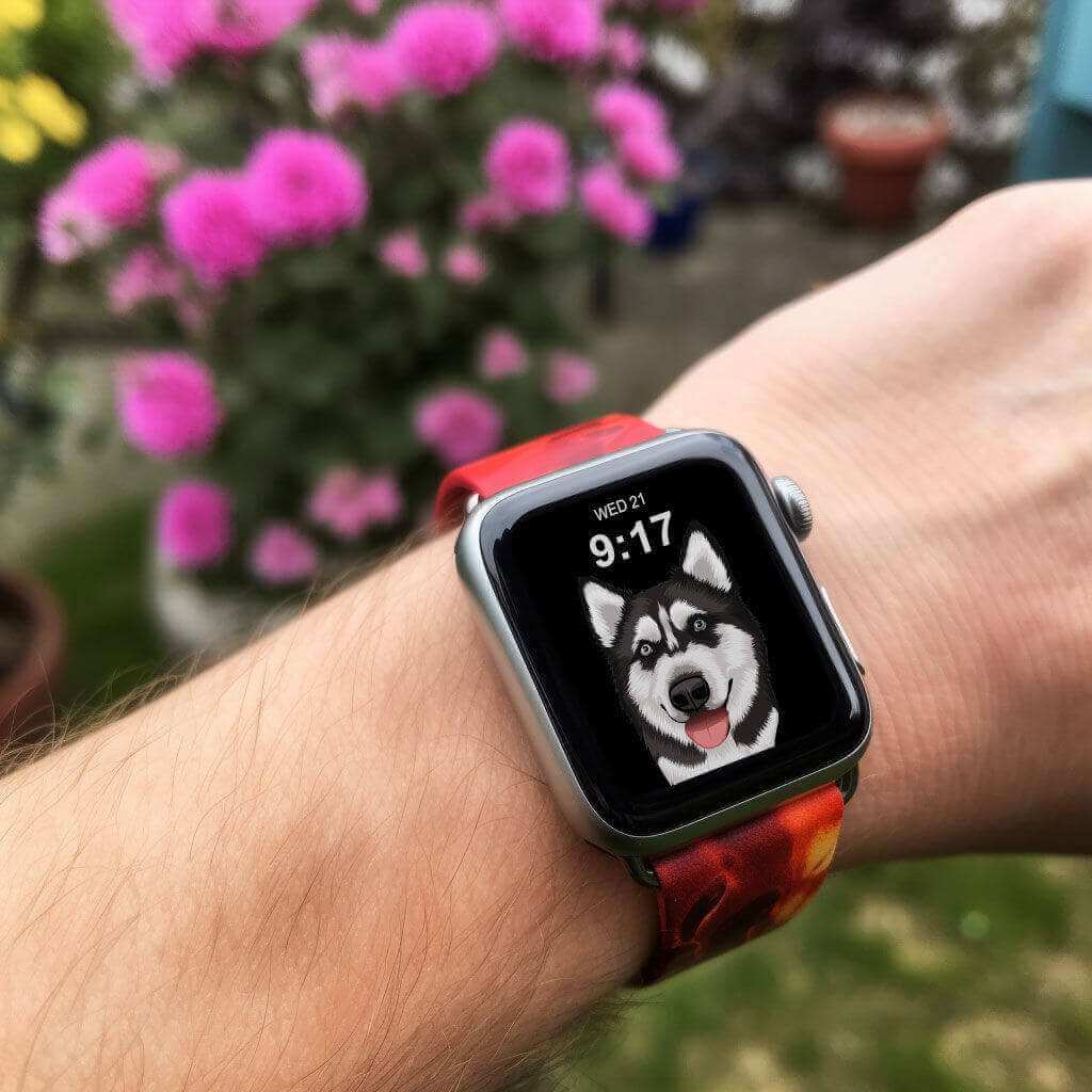 Custom Pet Watch Face | Hand Drawn Art - Luxtopaz