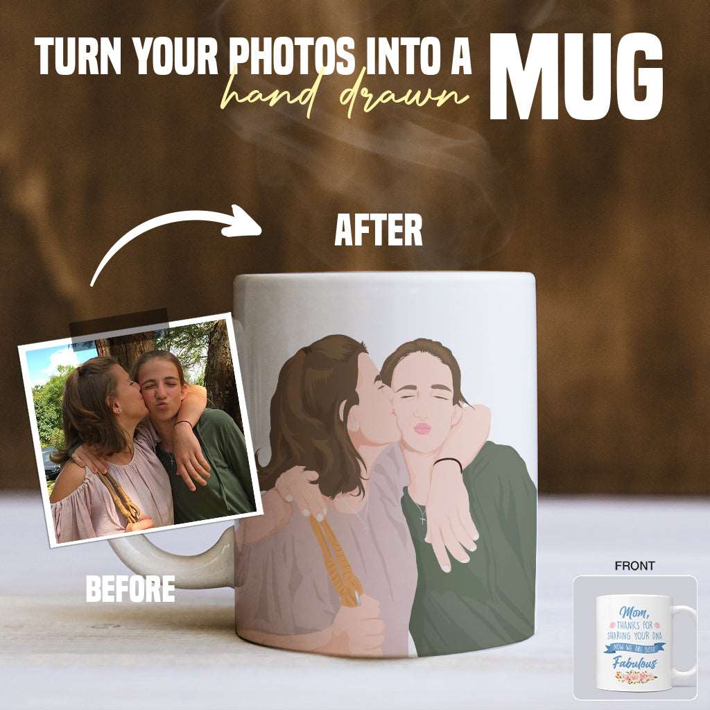 Personalized Thanks Mom Were Fabulous Mug - Luxtopaz