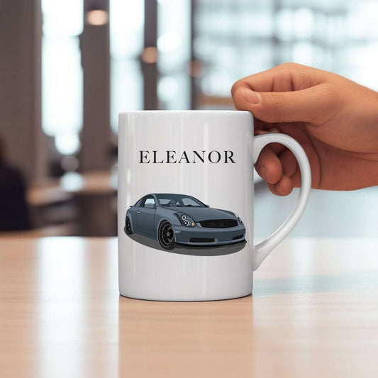 Personalized Car Illustration Mug - Luxtopaz