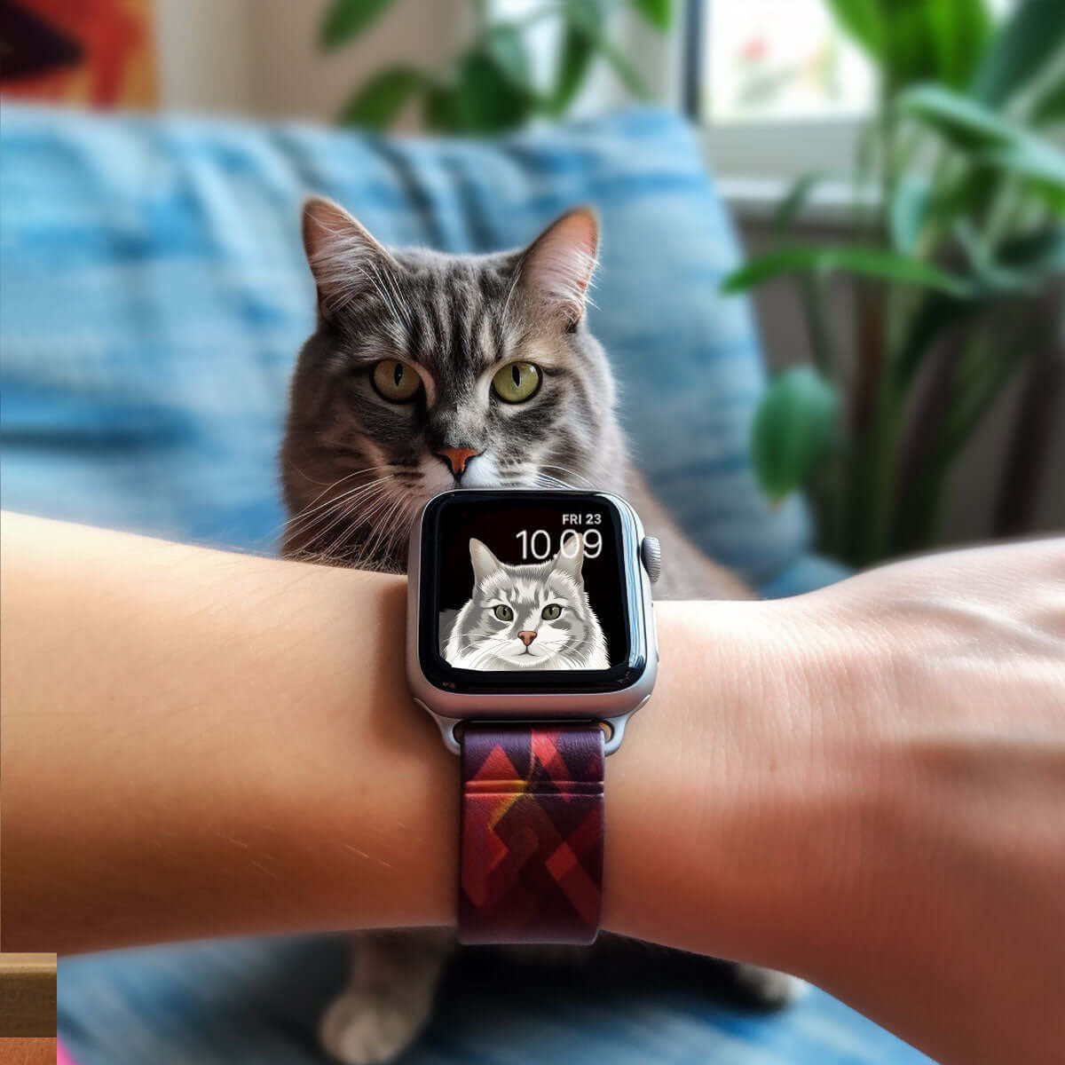 Custom Pet Watch Face | Hand Drawn Art - Luxtopaz